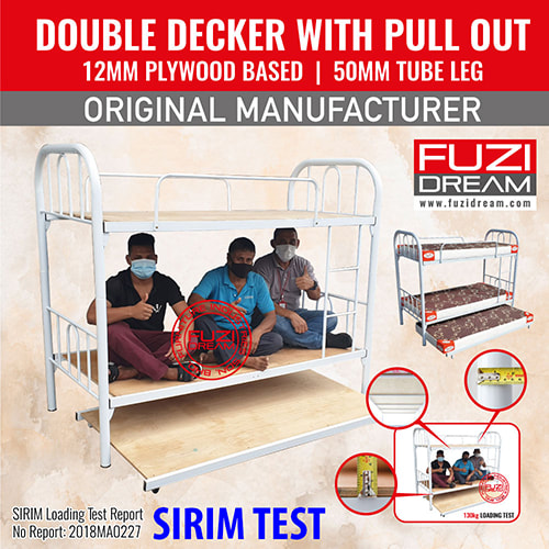 katil-asrama-double-decker-pull-out-bed-frame
