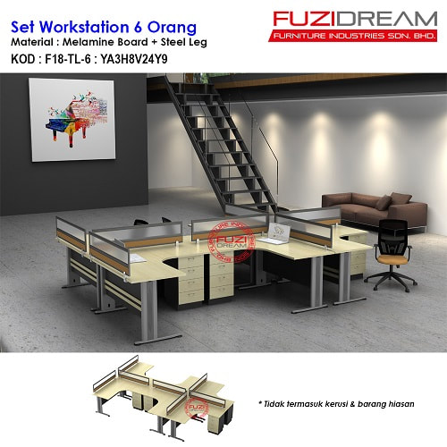 pembekal-workstation-pejabat-partition-pejabat-harga-supplier-office-partition-cubical-workstation-table-meja-moden
